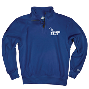 Adult Embroidered 1/4 Zip Sweatshirt